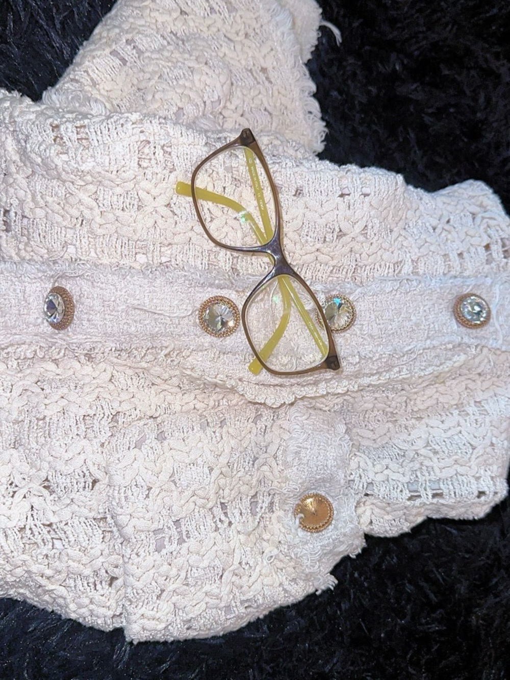 Fendi Brown and Yellow Glasses - Picture 2 of 6